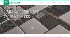 Desktop Screenshot of davidhalford.com